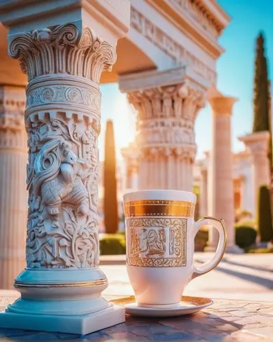 zappeion,ephesus,turkish coffee,cappuccini,leptis,a cup of coffee,cups of coffee,cappuccinos,crillon,cappuccio,cup of coffee,french coffee,parisian coffee,greek temple,golden pot,coffee cup,laodicea,cappucino,corinthian order,a cup of tea,Conceptual Art,Sci-Fi,Sci-Fi 28