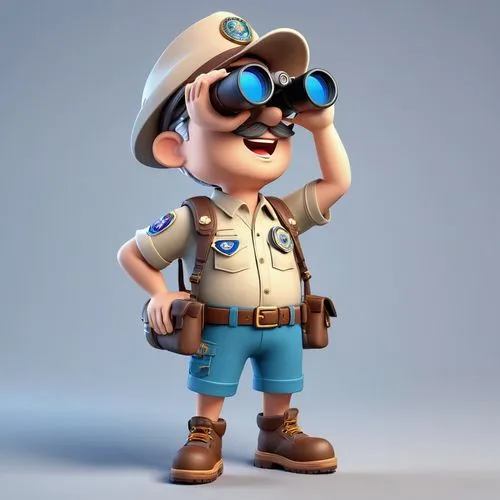 officer,patrolman,police officer,scout,popo,policeman,bohlander,pubg mascot,pcso,deputy,engineer,scoutmaster,traffic cop,plumber,cute cartoon character,garda,utilityman,deputized,3d model,renderman,Unique,3D,3D Character