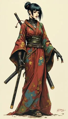 masamune,yi sun sin,samurai,samarai,naginata,komei,Illustration,Realistic Fantasy,Realistic Fantasy 29