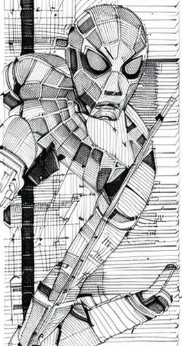 wireframe graphics,wireframe,comic halftone,halftone background,roy lichtenstein,graph paper,comic halftone woman,crosshatch,steel man,iron-man,wire mesh,mono-line line art,halftone,crumpled digital p