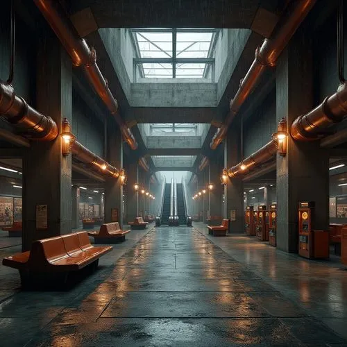 industrial hall,atriums,alchemax,corridors,factory hall,empty hall,corridor,dojo,hallway,empty factory,sanatoriums,fabrik,3d render,atrium,arktika,empty interior,lobby,theed,hall of the fallen,terminals,Photography,General,Realistic