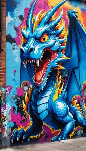 painted dragon,roa,drexel,digbeth,graffiti art,dragonja,fire breathing dragon,dragon,alebrije,drakon,saphira,firedrake,wyvern,dragones,welin,dragon fire,dragons,dragonetti,dragados,graffiti,Conceptual Art,Graffiti Art,Graffiti Art 07