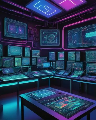 computer room,sci fi surgery room,ufo interior,control center,the server room,cyberspace,game room,cyber,computer art,control desk,computer system,consoles,computer desk,cartoon video game background,computer game,laboratory,computer,cyberpunk,scifi,computer workstation,Art,Artistic Painting,Artistic Painting 09