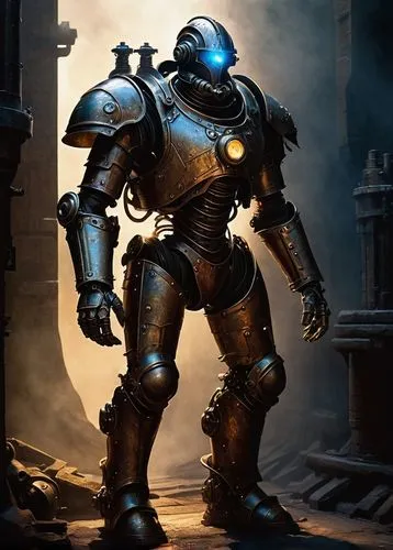 knight armor,paladin,armored,iron mask hero,heavy armour,bot,massively multiplayer online role-playing game,steel man,armored animal,centurion,bot icon,armor,crusader,war machine,knight,dreadnought,if samy wants a bootie metalica,iron,heroic fantasy,fallout4,Conceptual Art,Sci-Fi,Sci-Fi 16