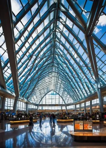 dulles,glass roof,etfe,kci,worldport,mco,centrair,calatrava,the airport terminal,concourse,iah,structural glass,jetport,haneda,bwi,aeroport,roof structures,massport,airports,hall roof,Art,Artistic Painting,Artistic Painting 27