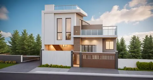 modern house,3d rendering,modern architecture,residencial,two story house,duplexes,townhomes,townhome,residential house,block balcony,homebuilding,inmobiliaria,new housing development,vivienda,cubic house,townhouse,residential tower,sky apartment,housebuilder,contemporary,Photography,General,Realistic