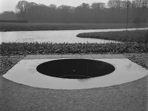 sinkhole,klaus rinke's time field,manhole,underground lake,water well,pigeon spring,storm drain,swim ring,crescent spring,nuerburg ring,sanitary sewer,cistern,dug-out pool,wassertrofpen,black hole,wishing well,ny sewer,water hole,smoking crater,floor fountain,Photography,Black and white photography,Black and White Photography 03