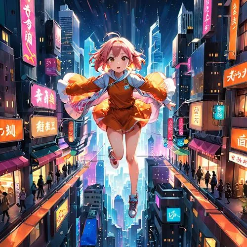 akari,akihabara,akiba,kumiko,railgun,shinjuku,Anime,Anime,Traditional