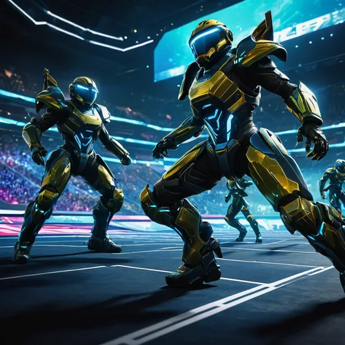 arena football,sports game,gridiron football,robot combat,indoor american football,sprint football,bumblebee,robotics,competition event,the hive,eight-man football,surival games 2,six-man football,predators,game illustration,combat sport,spartan,patrols,game art,bolts,Illustration,Realistic Fantasy,Realistic Fantasy 29