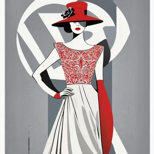 art deco woman,art deco,fashion illustration,fashion vector,retro paper doll,fashionista from the 20s,art deco ornament,vintage illustration,vintage fashion,costume design,roaring twenties,vintage women,vintage woman,vintage print,italian poster,retro women,twenties women,panama hat,vintage paper doll,travel poster,Art,Artistic Painting,Artistic Painting 43