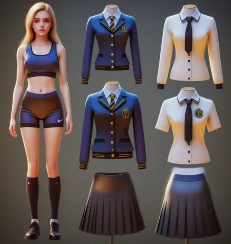 uniforms,cheerleading uniform,school uniform,police uniforms,martial arts uniform,a uniform,school clothes,nurse uniform,uniform,bolero jacket,sports uniform,women's clothing,kantai collection sailor,navy suit,ladies clothes,school skirt,clothing,clothes,anime japanese clothing,fashionable clothes,Photography,General,Realistic