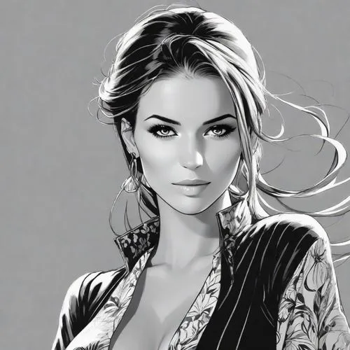 fashion illustration,fashion vector,digital painting,lotus art drawing,world digital painting,fashion sketch,line-art,game illustration,geisha girl,vector illustration,femme fatale,pencil drawings,geisha,line art,tattoo girl,beautiful woman,digital art,illustrator,attractive woman,lineart,Digital Art,Line Art