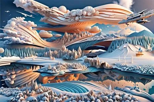 ice landscape,ice planet,snow landscape,winter landscape,snow mountains,snow scene,mushroom landscape,winter background,snow mountain,winter magic,snowy landscape,christmas landscape,mountains snow,snow fields,winter dream,christmas snowy background,fractals art,fantasy landscape,world digital painting,winter lake