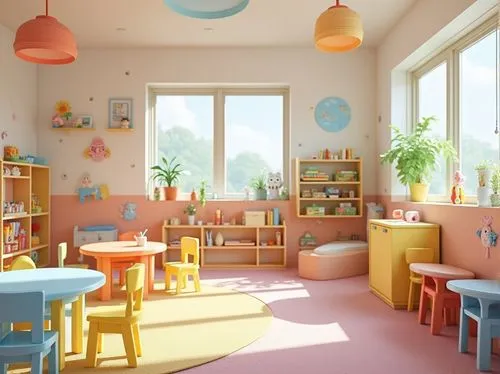 children's room,kids room,nursery,children's interior,kidspace,the little girl's room,children's bedroom,baby room,kindergarten,nursery decoration,playroom,playrooms,prekindergarten,babyland,breakfast room,playing room,children's background,doll kitchen,nurseries,3d render,Photography,General,Realistic