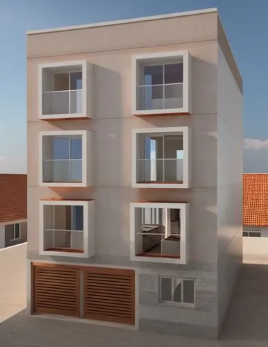 residencial,habitaciones,block balcony,multistorey,3d rendering,passivhaus,Photography,General,Realistic