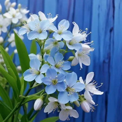 blue,a bouquet of blue flowers with white flowers,valeriana,blue flowers,chionodes,rocket flowers,paperwhites,potato blossoms