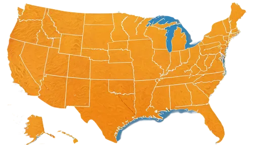 USA map, geographical features, continent outline, national borders, state lines, detailed topography, mountain ranges, rivers, lakes, coastlines, urban areas, roads, highways, 3/4 composition, aerial