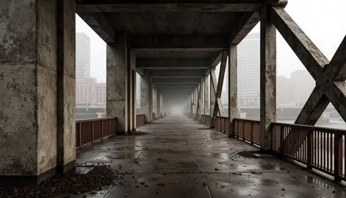 under the bridge,overpass,railroad bridge,walkway,skybridge,bridge,underpass,highway bridge,railway bridge,wooden bridge,overbridge,bridged,footbridge,vanishing point,underpasses,tangshan railway bridge,trestle,covered bridge,road bridge,overpasses