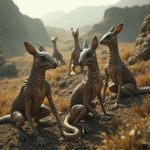 kangaroo mob,karamanids,kangas,ceratopsians,kangaroos,triaenops,Photography,General,Realistic