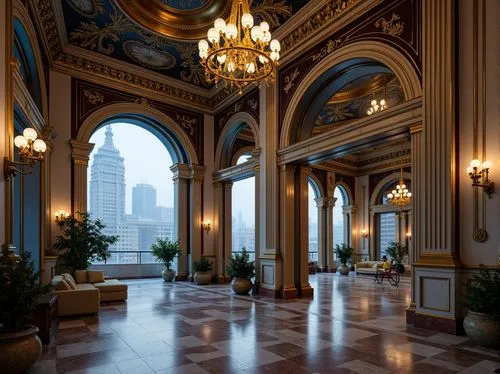 ballroom,lobby,foyer,europe palace,boston public library,enfilade,orsay,hallway,cochere,grandeur,crown palace,corridor,musée d'orsay,entrance hall,marble palace,hotel lobby,apthorp,montecarlo,royal interior,salone