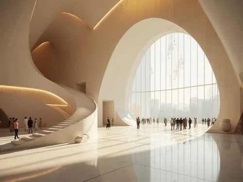 futuristic art museum,soumaya museum,walt disney concert hall,futuristic architecture,esteqlal,renderings,bjarke,calatrava,the dubai mall entrance,niemeyer,masdar,safdie,oculus,3d rendering,sky space concept,tempodrom,unbuilt,render,heatherwick,utzon,Photography,General,Realistic