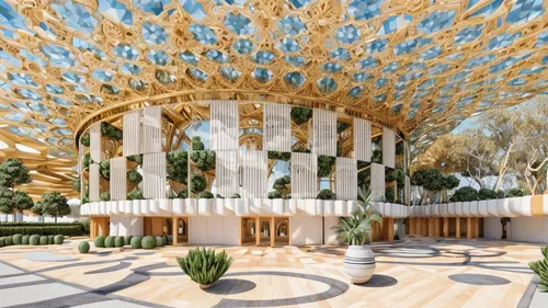 building honeycomb,winter garden,honeycomb structure,dubai miracle garden,eco hotel,largest hotel in dubai,christ chapel,calatrava,king abdullah i mosque,bee-dome,insect house,hall of nations,archidaily,eco-construction,chrysanthemum exhibition,pergola,bamboo curtain,musical dome,palm garden,house pineapple
