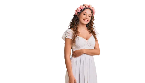 florinda,vintage angel,portrait background,flower hat,pink hat,white pink,girl on a white background,rose png,pink background,flowers png,headpiece,stoessel,dressup,maenad,image editing,girl in white dress,flower background,millinery,women's hat,image manipulation,Art,Classical Oil Painting,Classical Oil Painting 26