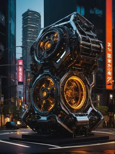 cybercity,mech,futuristic,cybersmith,metropolis,recognizer,servitor,hauler,interceptor,atlas,cybertruck,cybertron,oscorp,reclaimer,transformer,cyberpunk,steel sculpture,transporter,futuristic car,scraper,Conceptual Art,Oil color,Oil Color 12