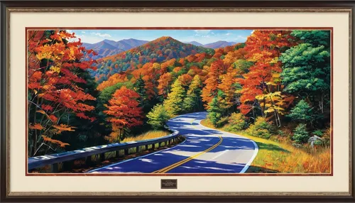 fall picture frame,autumn frame,round autumn frame,fall landscape,mountain road,mountain highway,autumn mountains,autumn landscape,fall foliage,glitter fall frame,mountain scene,frame border illustration,copper frame,west virginia,illinois,autumn scenery,beautiful frame,leaves frame,wood frame,rail road,Conceptual Art,Fantasy,Fantasy 20