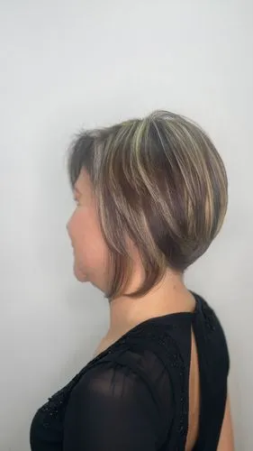 back of head,half profile,profile,undercut,shorthair,updo,shoulder length,short blond hair,chignon,restyle,undercuts,profiles,pelo,cayetana,side-forward view,penteado,side face,portrait background,smooth hair,fiordiligi