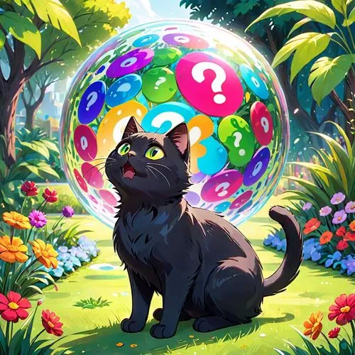 ravenpaw,prism ball,felidae,black cat,balloon,cheshire,colorful background,melanism,flower cat,springtime background,graystripe,bagheera,spring background,flower ball,colorful balloons,felino,riverclan,rainbow background,bloons,easter background,Anime,Anime,General