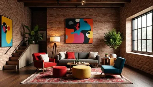 contemporary decor,modern decor,loft,interior decor,living room,sitting room,apartment lounge,livingroom,interior design,interior decoration,lofts,home interior,bohemian art,interior modern design,mid century modern,boho art style,great room,decor,wall art,wall decor