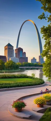 stl,missouria,stone arch,the mississippi,three centered arch,arch,owensboro,memphis,usa landmarks,slu,rainbow bridge,dayton,riverfront,indianpolis,okc,moines,conagra,memphis shapes,columbus,louisville,Illustration,Abstract Fantasy,Abstract Fantasy 17