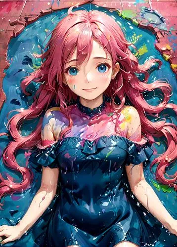 mermaid background,underwater background,umiuchiwa,mermaid,under sea,medusa,colorful water,water nymph,rusalka,watery heart,under the sea,the sea maid,tsumugi kotobuki k-on,pink octopus,little mermaid,kamaboko,chidori is the cherry blossoms,undersea,ocean,seabed,Anime,Anime,Traditional