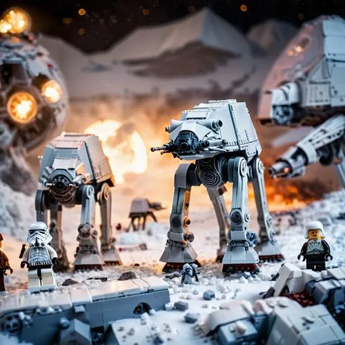 storm troops,at-at,starwars,lego background,star wars,toy photos,collectible action figures,tie fighter,miniature figures,stormtrooper,sci fi,tie-fighter,droids,build lego,from lego pieces,first order tie fighter,diorama,skirmish,force,danbo,Photography,General,Cinematic