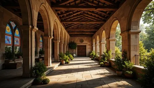 cloister,cloisters,courtyards,sewanee,abbaye de belloc,michaelhouse,arcaded,breezeway,maymont,dharmasthala,philbrook,alcazar of seville,cloistered,monasterio,tyntesfield,inside courtyard,abbaye,caramoor,narthex,porticos