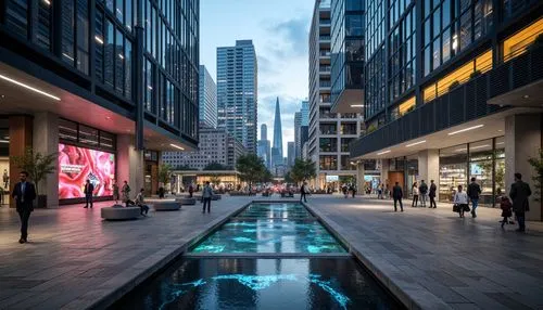 broadgate,dubai fountain,city fountain,westfields,abdali,taikoo,wangfujing,chatswood,costanera center,waterstreet,sanlitun,citycenter,biopolis,broadmead,mvrdv,shinjuku,jbr,waterplace,financial district,potsdamer platz