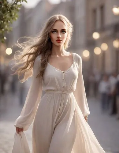 girl in a long dress,woman walking,white winter dress,girl walking away,white rose snow queen,white lady,romantic look,blonde woman,girl in a historic way,bridal clothing,fairy queen,girl in white dress,a girl in a dress,blond girl,vintage woman,jessamine,white beauty,women fashion,wedding dresses,white bird,Photography,Cinematic