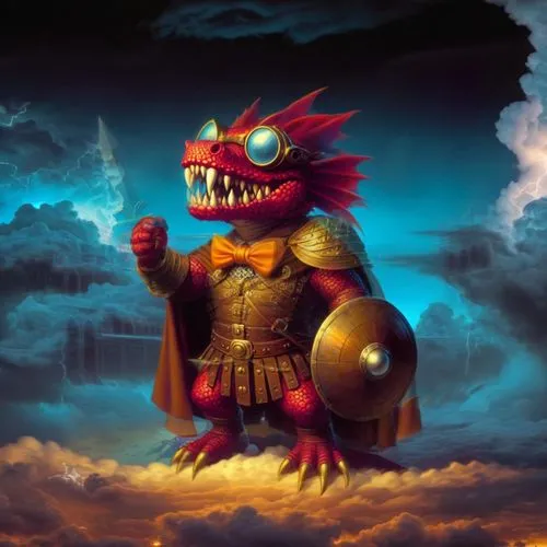 slann,skylander giants,baragon,drakenstein,skylanders,skaarup