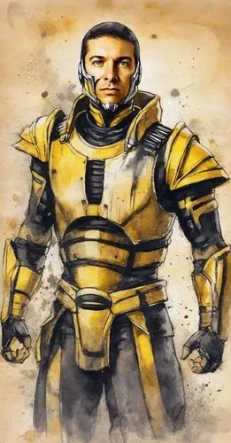 paladin,steel man,centurion,cent,rein,spevavý,zuccotto,spartan,fallout,lasagnette,fallout4,gladiator,c-3po,cullen skink,mini e,apollofalter,fresh fallout,podjavorník,botargo,bee,Digital Art,Watercolor