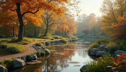 autumn scenery,autumn park,autumn landscape,autumn idyll,autumn in the park,autumn morning