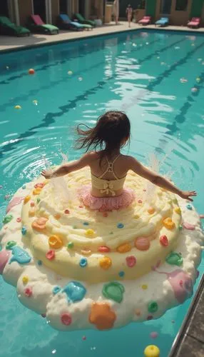 inflatable pool,flowrider,inflatable ring,swim ring,butterfly swimming,floatation,Photography,General,Realistic