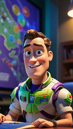 BUZZ LIGHTYEAR, DISNEY,light year,toy story,toy's story,animated cartoon,astronomer,cgi,animator,clay animation,weatherman,meteorology,character animation,cinema 4d,3d model,analyzing,animation,distan