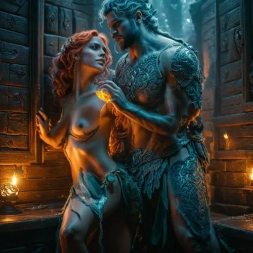 garamantes,sirenia,fantasy picture,fantasy art,nereids,romantic scene,romancing,dossi,triss,savickas,romantic portrait,mythologie,girodet,amantes,romantica,adam and eve,burlesques,skyclad,ephialtes,maenads