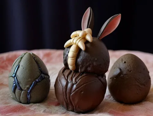 alien easter eggs, easter bunny with alien on head,easter rabbits,easter eggs brown,sorbian easter eggs,easter egg sorbian,easter eggs,easter pastries,crown chocolates,easter decoration,easter bunny,h