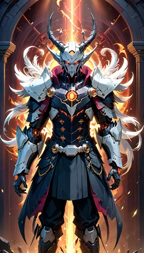 Andras: WarWhisper Enchanter

Supervillain inspired by Andras, the demon from the Ars Goetia known for sowing discord. Reimagine him as a master of cosmic strategies in a future where wars are won wit