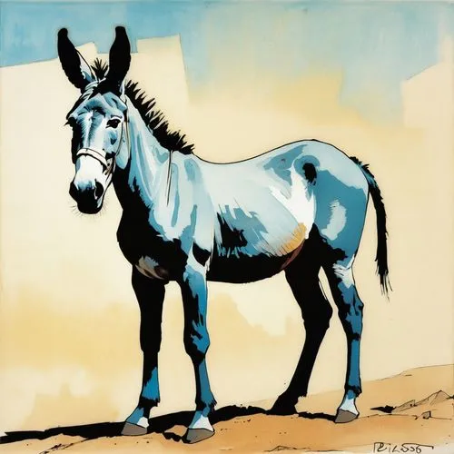 painted horse,lipizzan,shadowfax,equine,draft horse,mule,arabians,platero,lusitano,arabian horse,portrait animal horse,gemsbok,donkey of the cotentin,konik,brown horse,half donkey,zonkey,grulla,mudlark,equus,Illustration,Paper based,Paper Based 12