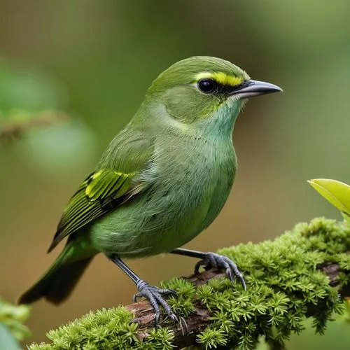 green bird,greenbul,tanager,titirangi,japanese white-eye,phylloscopus,waxeye,vireo,tyrannulet,toucanet,cape white-eye,warbling white-eye,leafbird,thornbills,kinglets,guatemalensis,silvereye,green-tailed emerald,polygyridae,alaudidae,Photography,General,Realistic