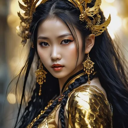 oriental princess,oriental girl,inner mongolian beauty,asian costume,golden dragon,oriental,golden crown,gold crown,vietnamese woman,golden mask,asian woman,vintage asian,taiwanese opera,gold filigree,geisha girl,peking opera,asian culture,japanese woman,geisha,golden wreath,Photography,General,Realistic