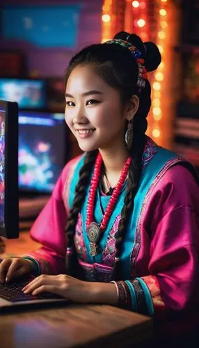 girl at the computer,women in technology,video editing software,asian culture,chinese background,computer business,vietnamese woman,computer graphics,connectcompetition,asian costume,korean culture,digital marketing,digital rights management,computer program,asian woman,chinese screen,desktop computer,online business,pc laptop,computer game,Conceptual Art,Graffiti Art,Graffiti Art 11